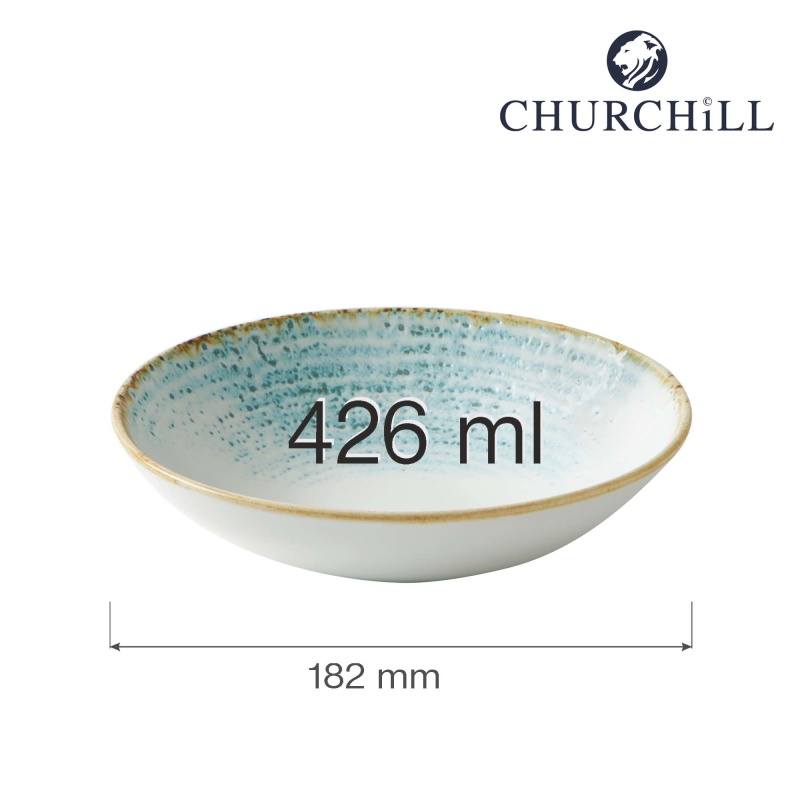 Homespun accents aquamarine kauss, 182mm