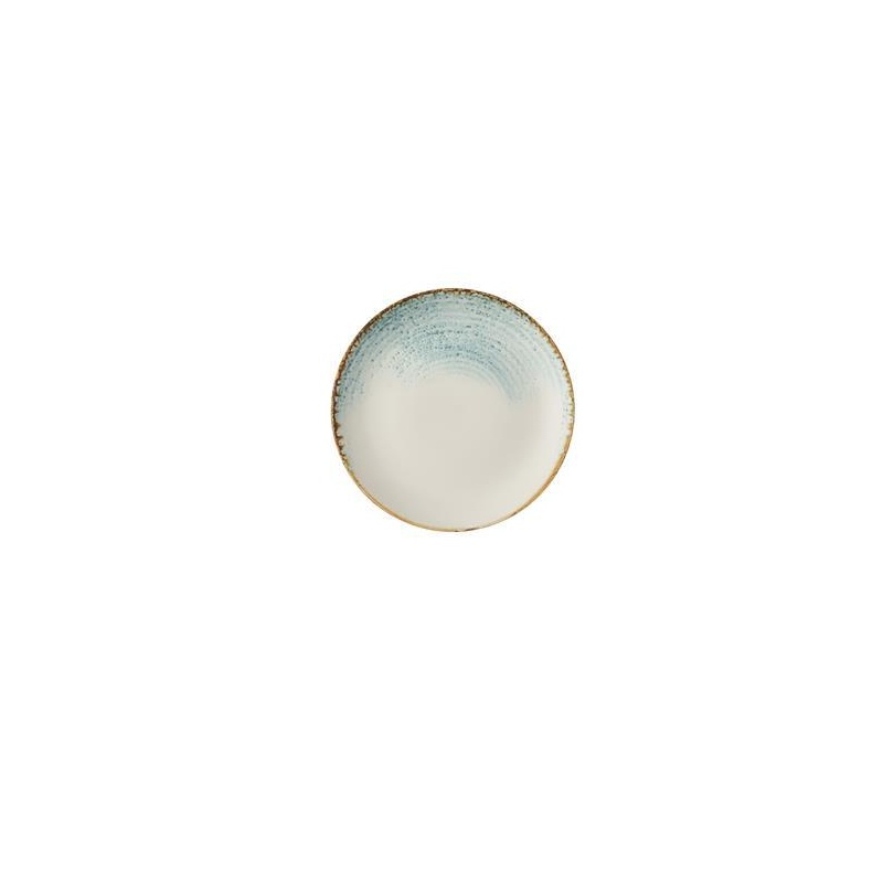 Homespun accents aquamarine taldrik, 217mm