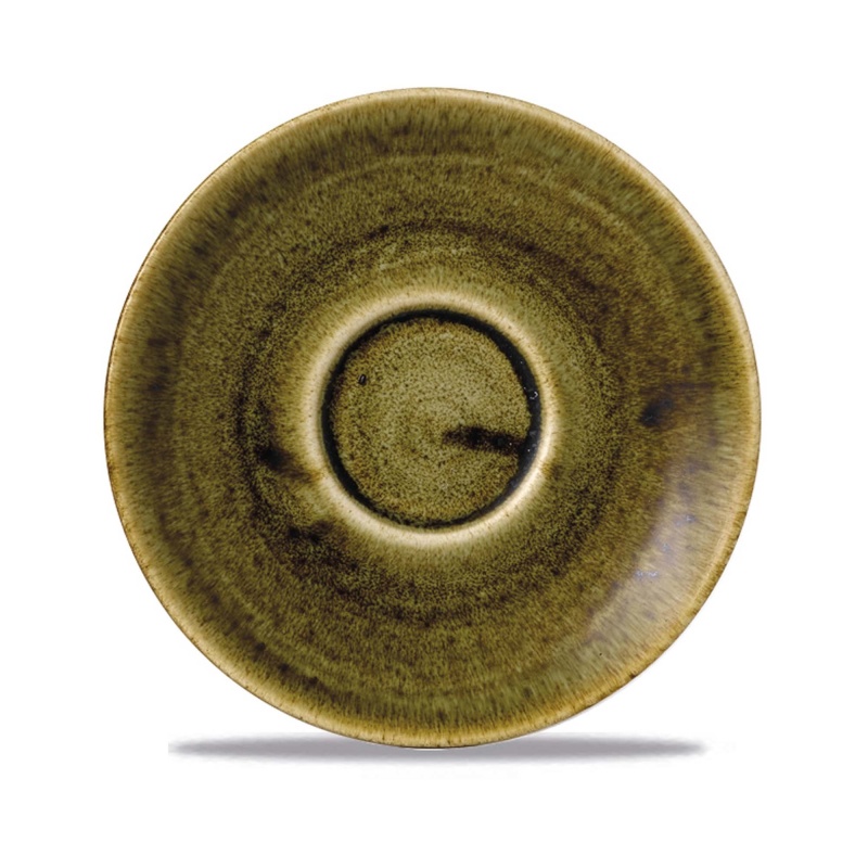 Stonecast plume green cappuccino alustass, 156 mm