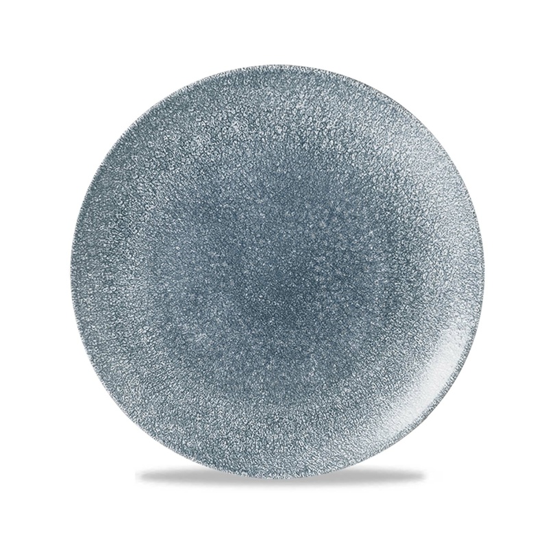 Raku topaz blue taldrik, 260 mm