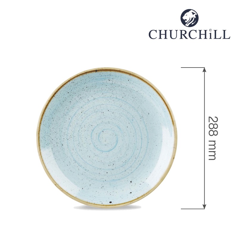 Stonecast duck egg taldrik, 288mm