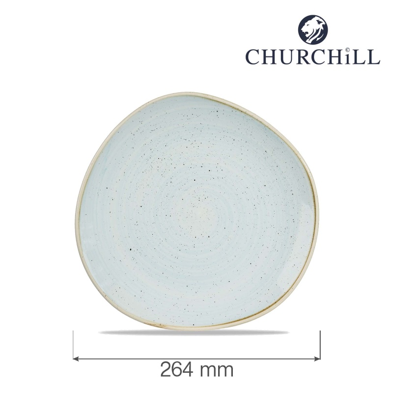 Stonecast duck egg taldrik, 264mm