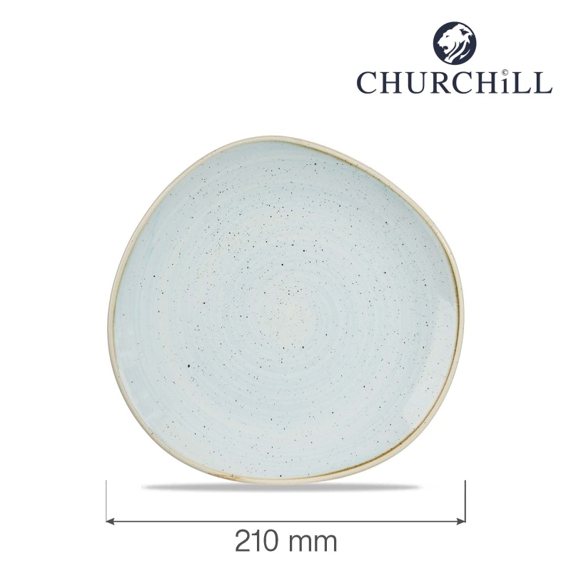 Stonecast duck egg taldrik, 210mm