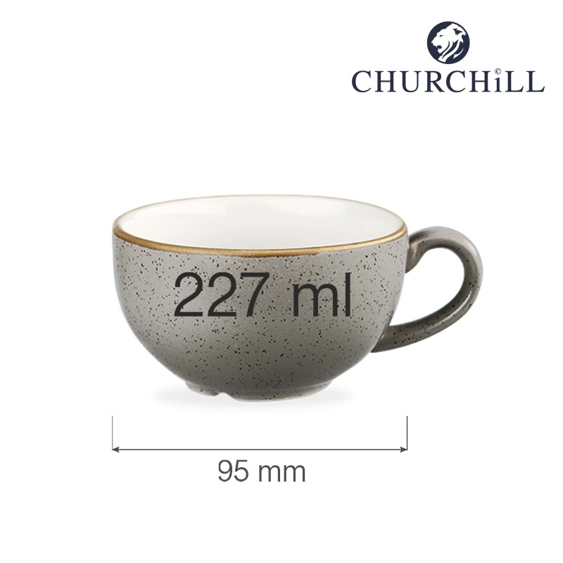 Stonecast grey cappuccino tass, 227 ml
