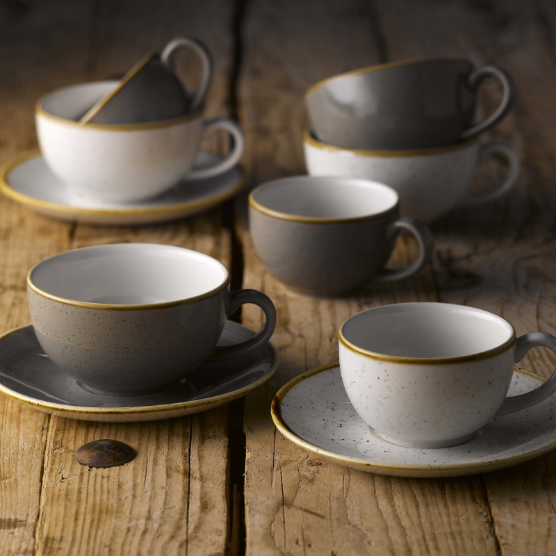 Stonecast grey cappuccino alustass, 156 mm
