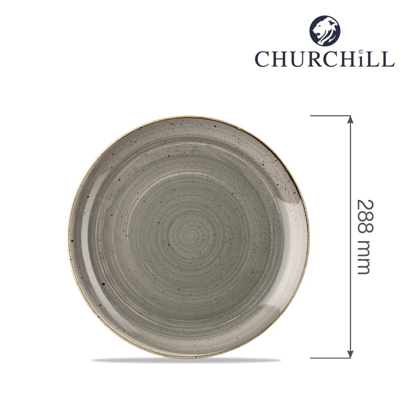 Stonecast grey taldrik, 288mm