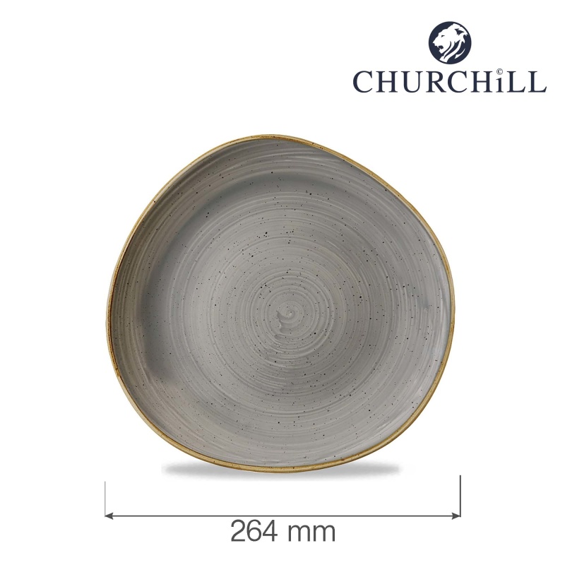 Stonecast grey taldrik, 264 mm