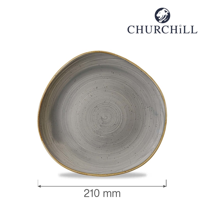 Stonecast grey taldrik, 210mm