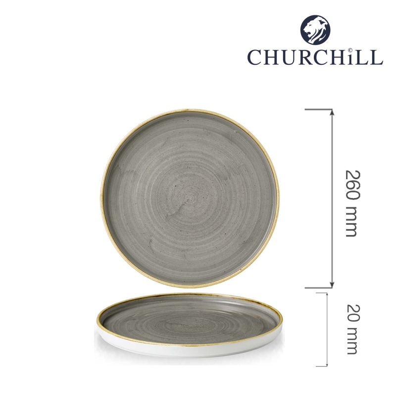 Stonecast grey servaga taldrik, 260mm