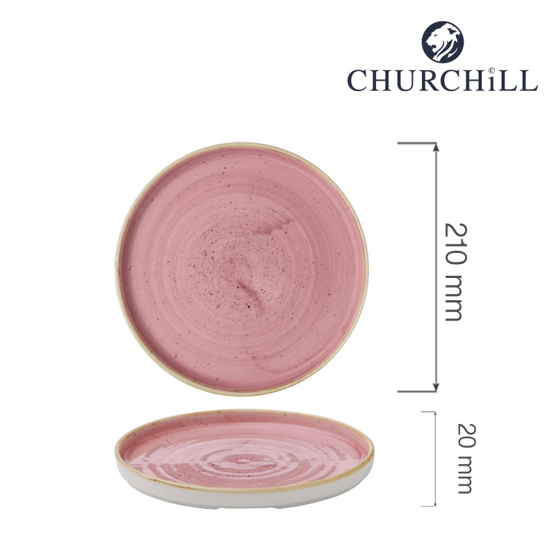 Stonecast petal pink servaga taldrik, 210mm