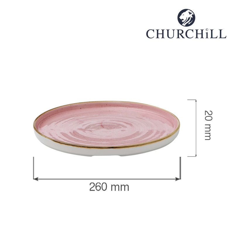 Stonecast petal pink servaga taldrik, 210mm