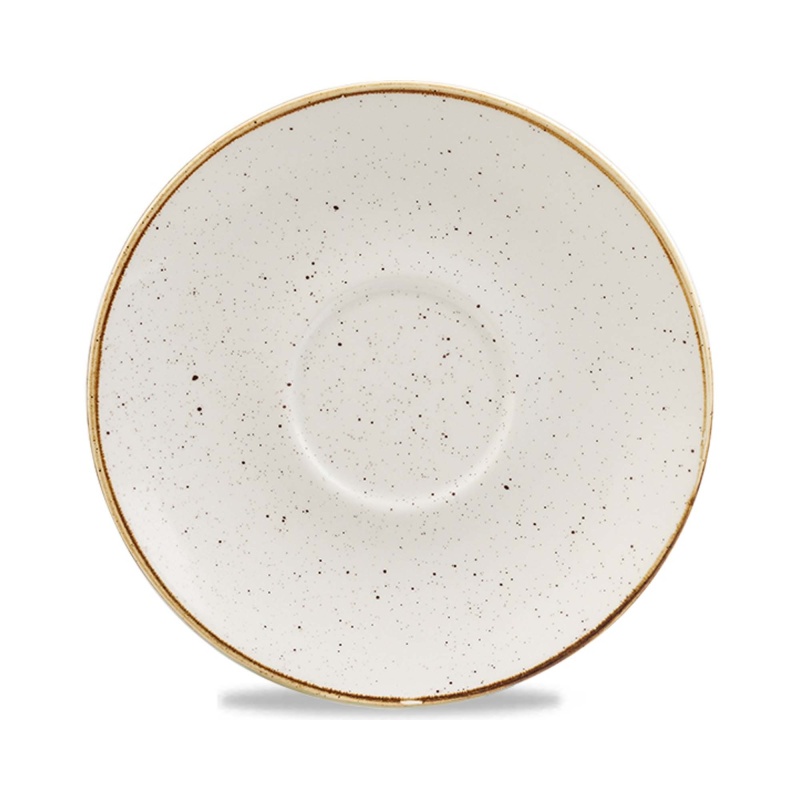 Stonecast barley white cappuccino alustass, 156 mm