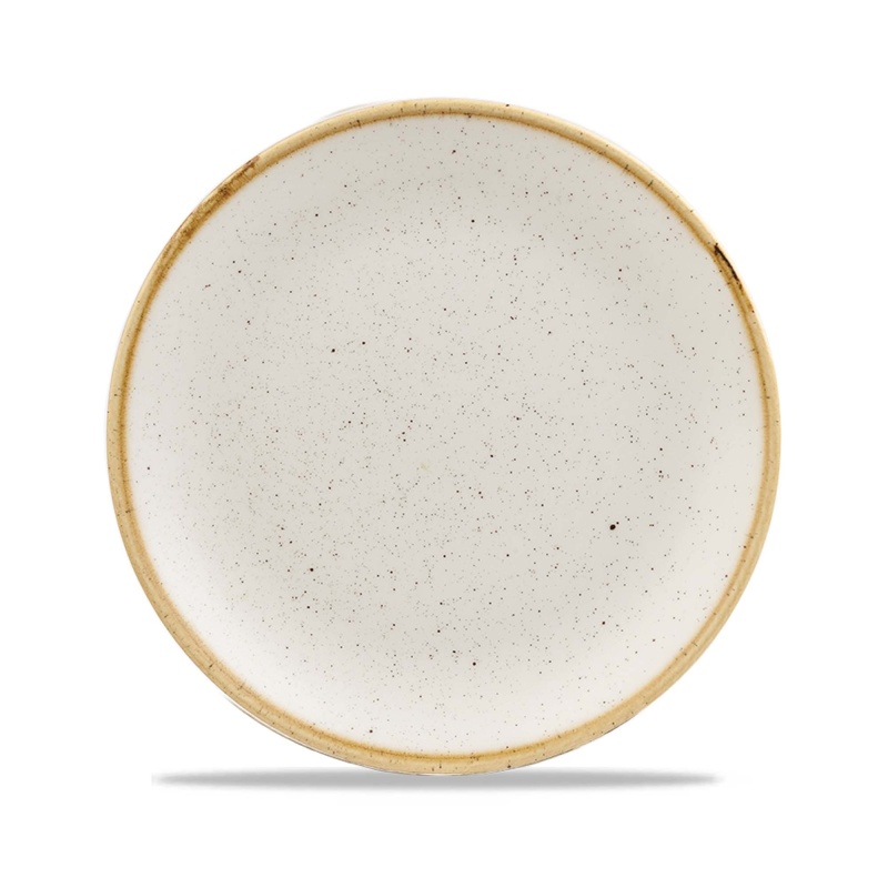 Stonecast barley white taldrik, 165 mm