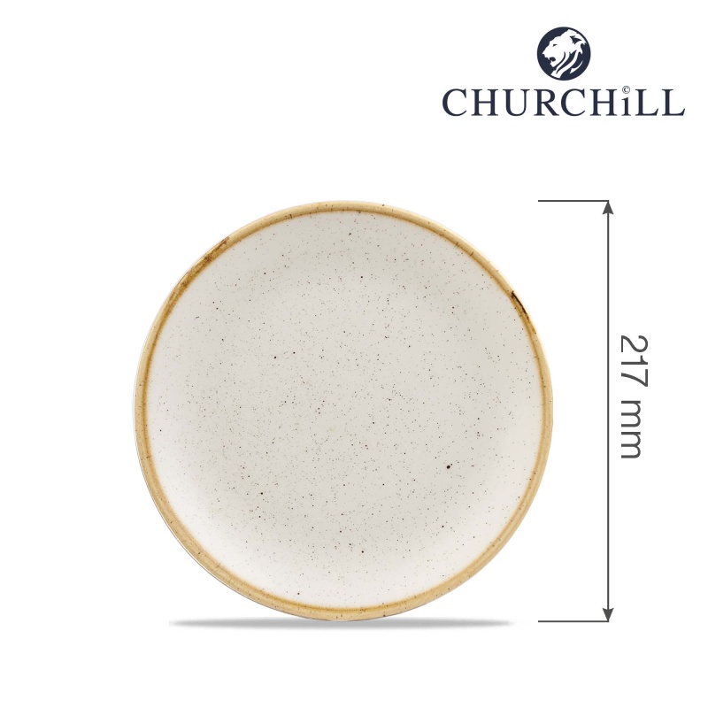 Stonecast barley white taldrik, 217mm