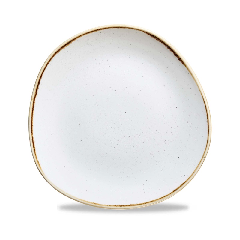 Stonecast barley white taldrik, 264 mm