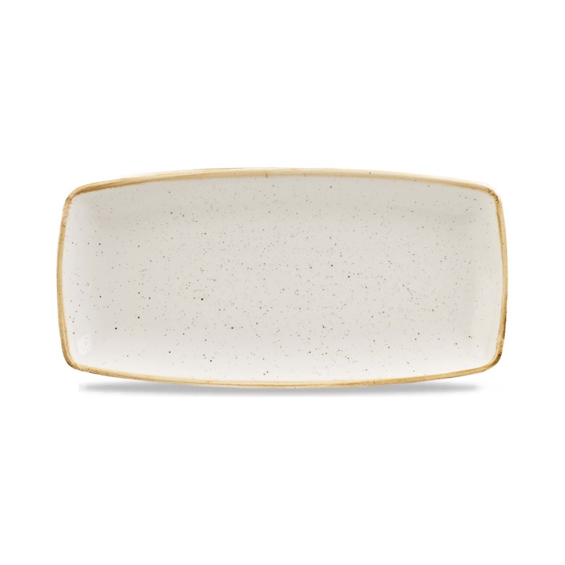 Stonecast barley white piklik taldrik, 295x140mm