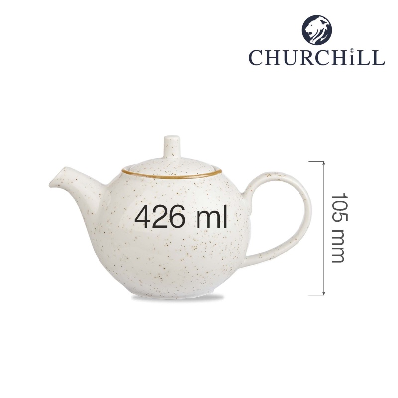Stonecast barley white teekann, 426ml