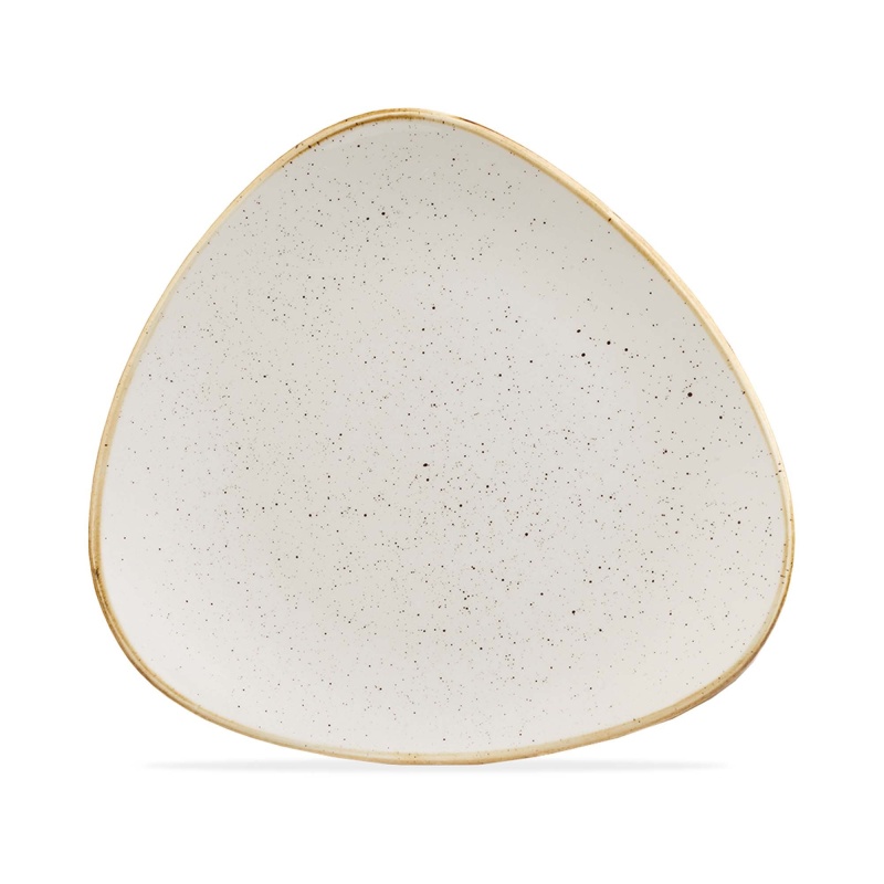 Stonecast barley white kolmnurkne taldrik, 229mm