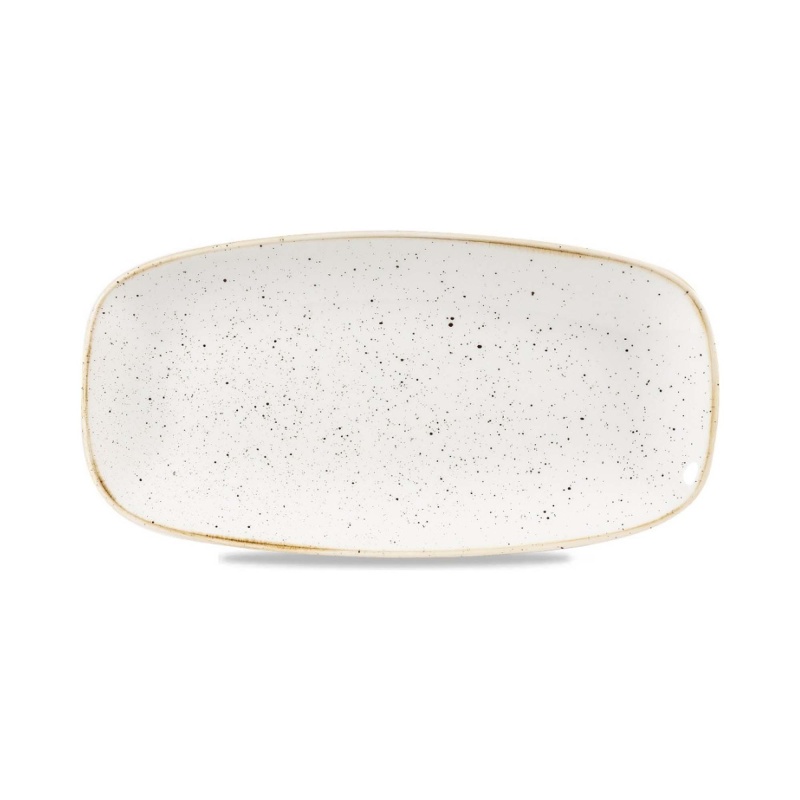 Stonecast barley white piklik taldrik, 298x153mm