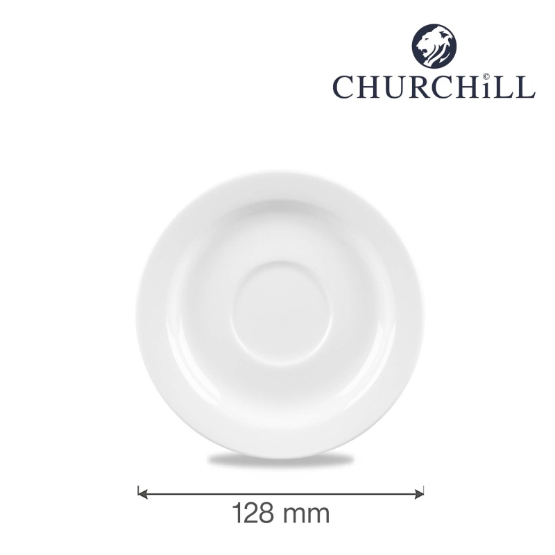 Valge profile alustass, 128 mm