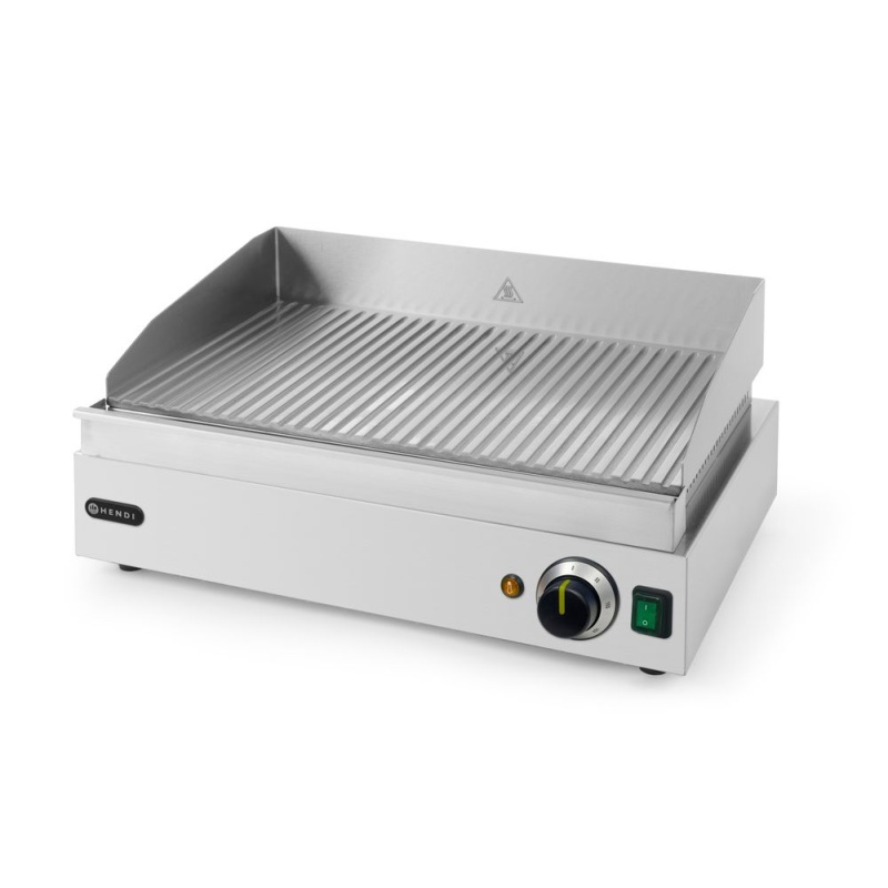 Plaatgrill HENDI blue , rihveldatud