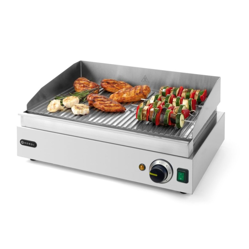 Plaatgrill HENDI blue , rihveldatud