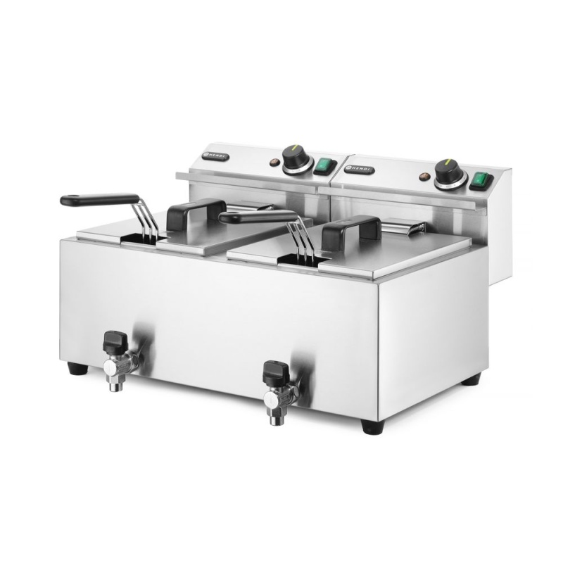 Fritüür 2x8l kraaniga profi