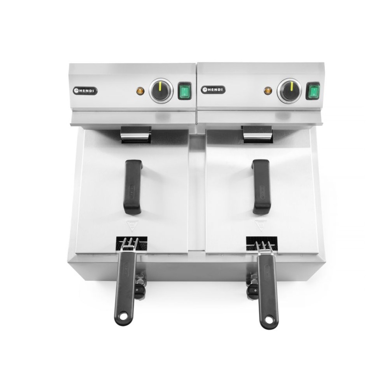 Fritüür 2x8l kraaniga profi