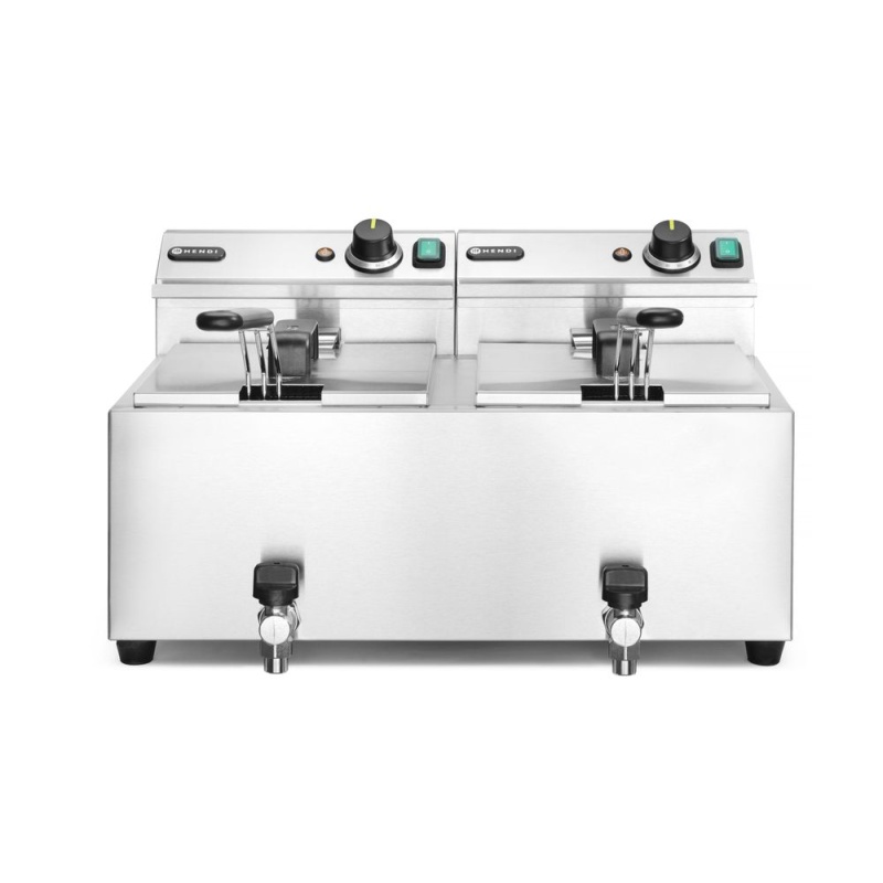 Fritüür 2x8l kraaniga profi