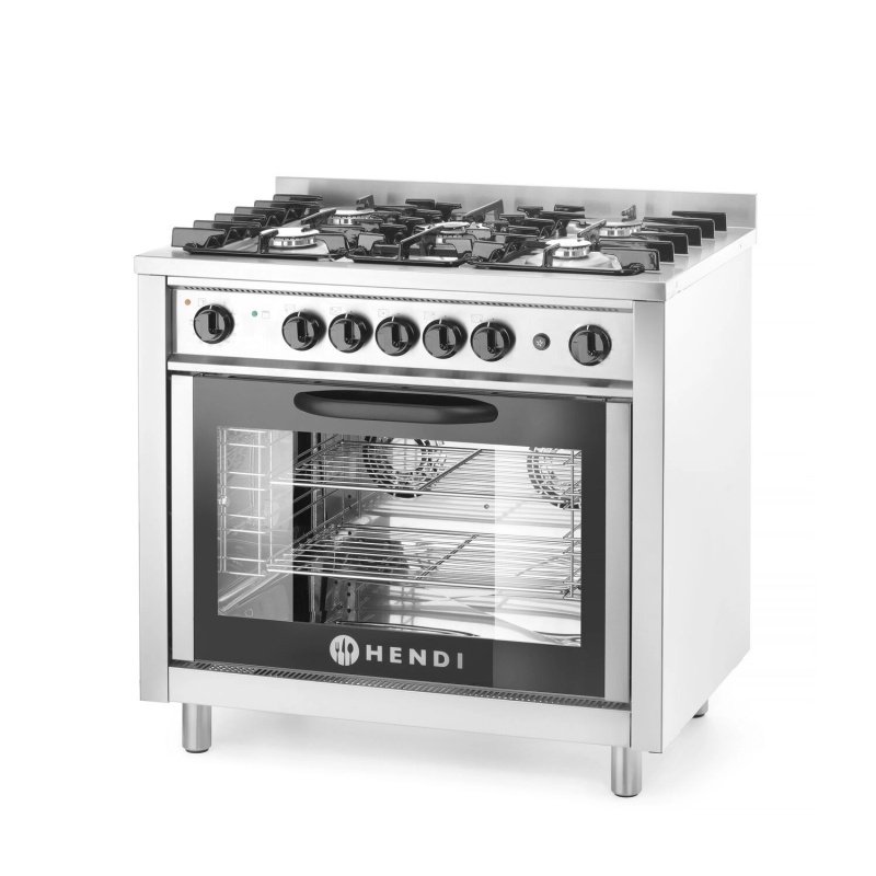 Gaasipliit 5 põletiga, ahjuga kitchen