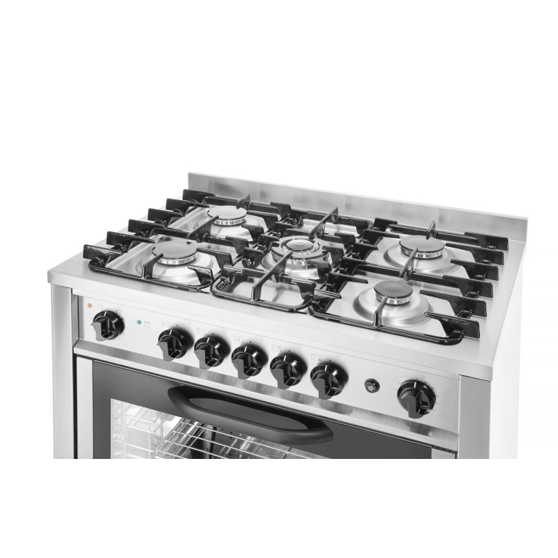 Gaasipliit 5 põletiga, ahjuga kitchen