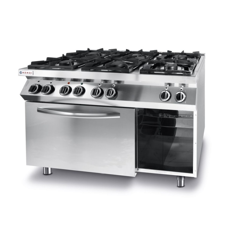 Gaasipliit 6 põletiga, elektriahjuga kitchen