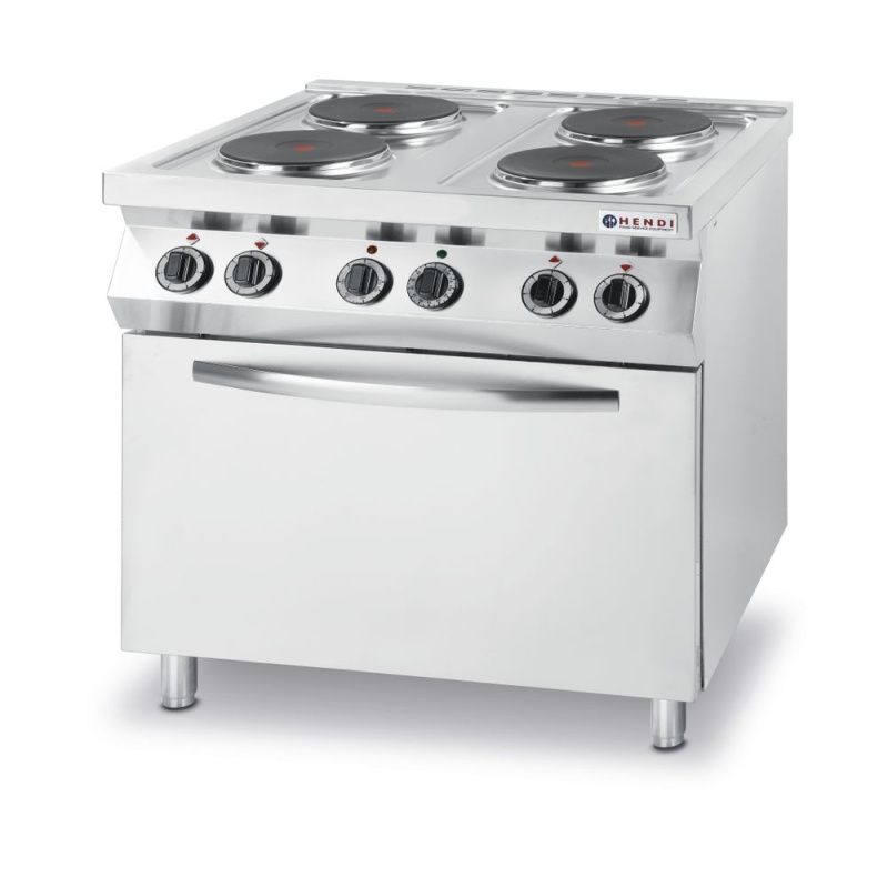 Elektripliit kitchen 4 plaadiga ja konvektsioonahjuga GN1/1