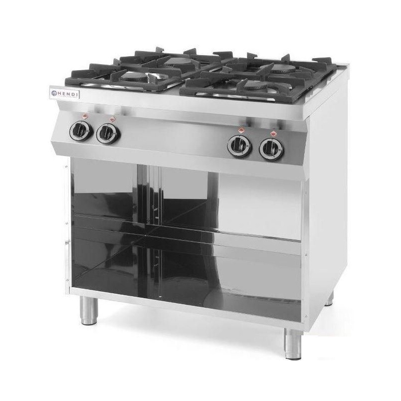 Gaasipliit, 4 põletiga, 19kw, kitchen avatud moodulil