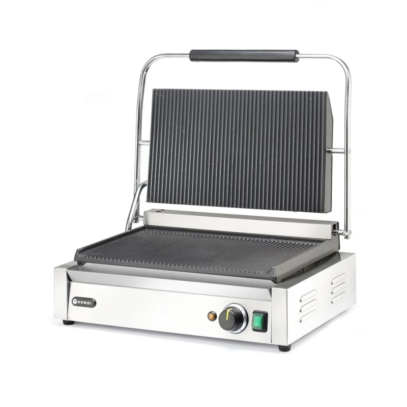 Kontaktgrill HENDI panini rihv+rihv xl
