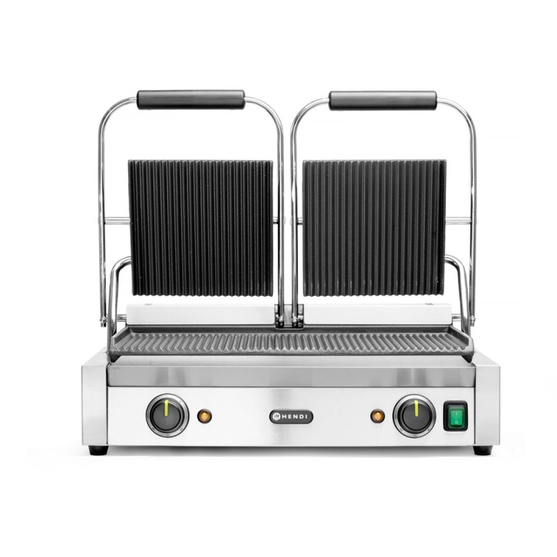 Kontaktgrill HENDI, kahepoolne, rihv+rihv
