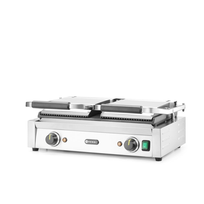 Kontaktgrill HENDI, kahepoolne, rihv+sile
