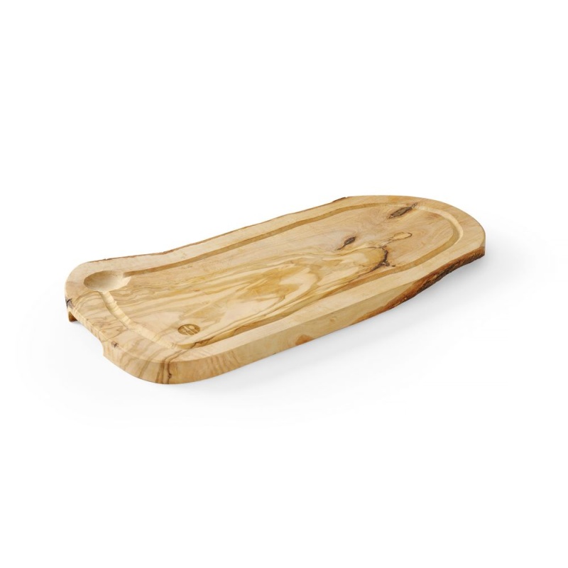 Serveerimisalus soonega 30x21cm, oliivipuu