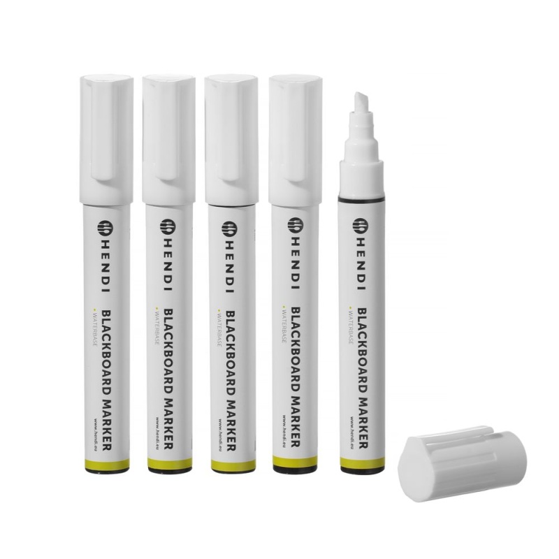 Markerid 2-6mm 5tk, valged