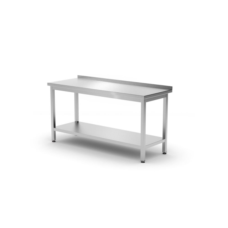 Töölaud riiuliga 160x60x85cm, tagaservaga
