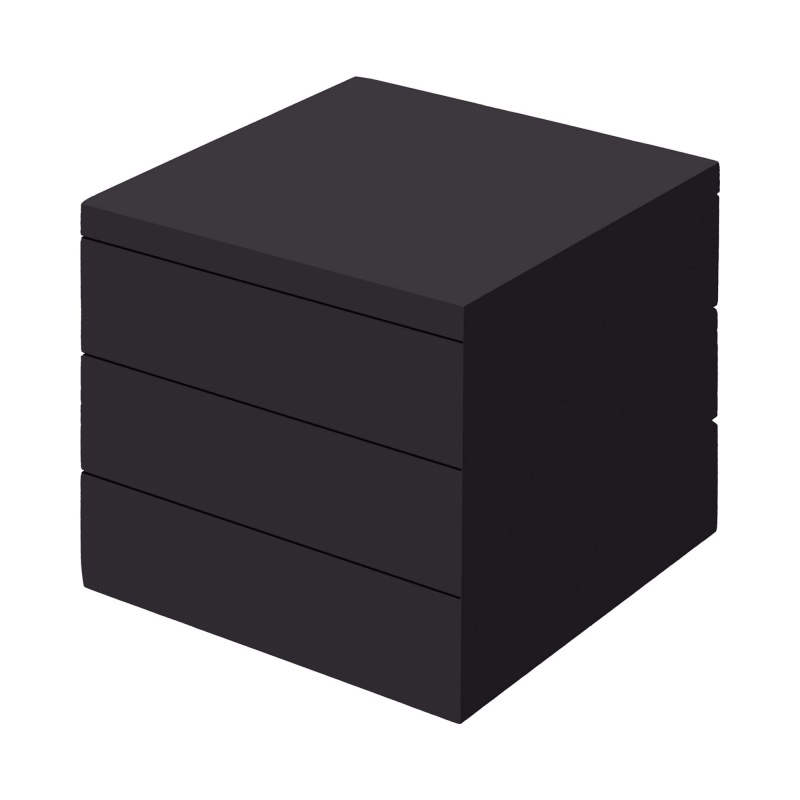 Madeira black buffee alus, 175x175 mm
