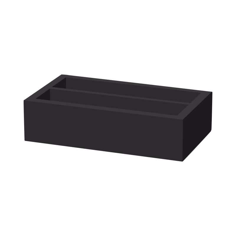 Madeira black kaheosaline söögiriistade kast, 275x165x60 mm
