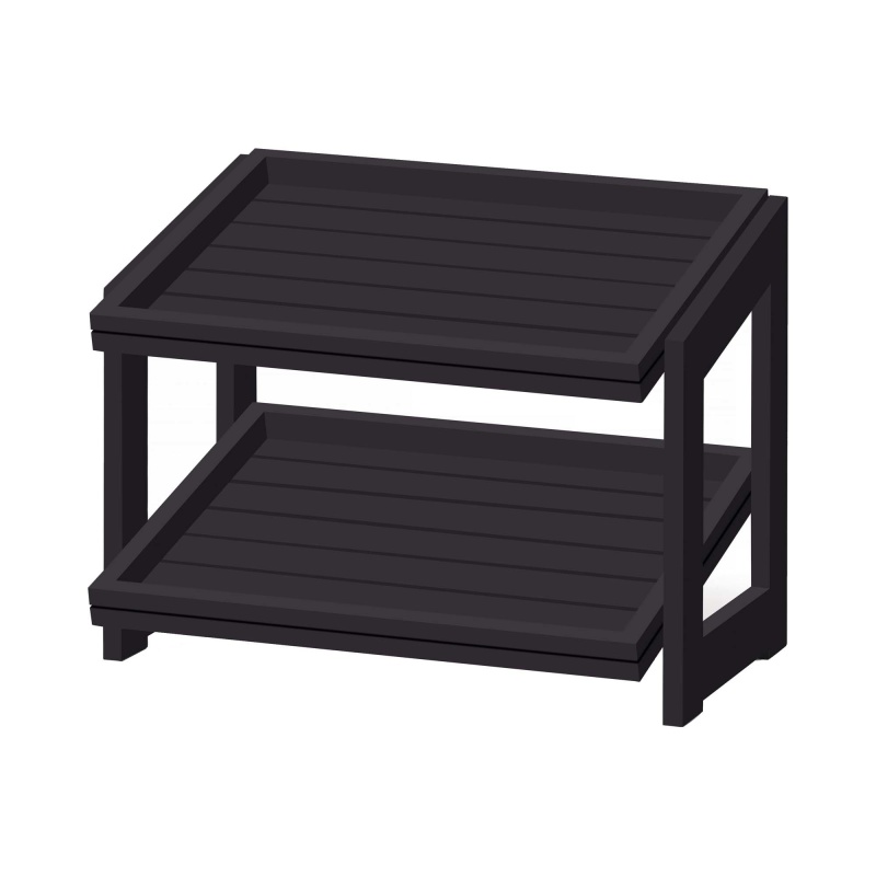 Madeira black statiiv (2-tasandiline) 574x323x441 mm