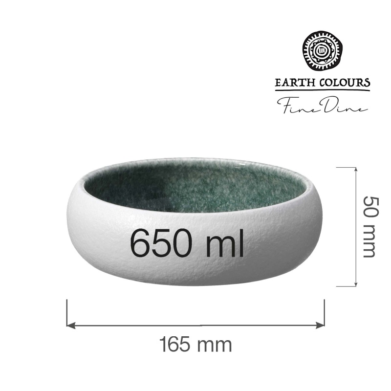 Goro white green kauss 165mm, 650 ml