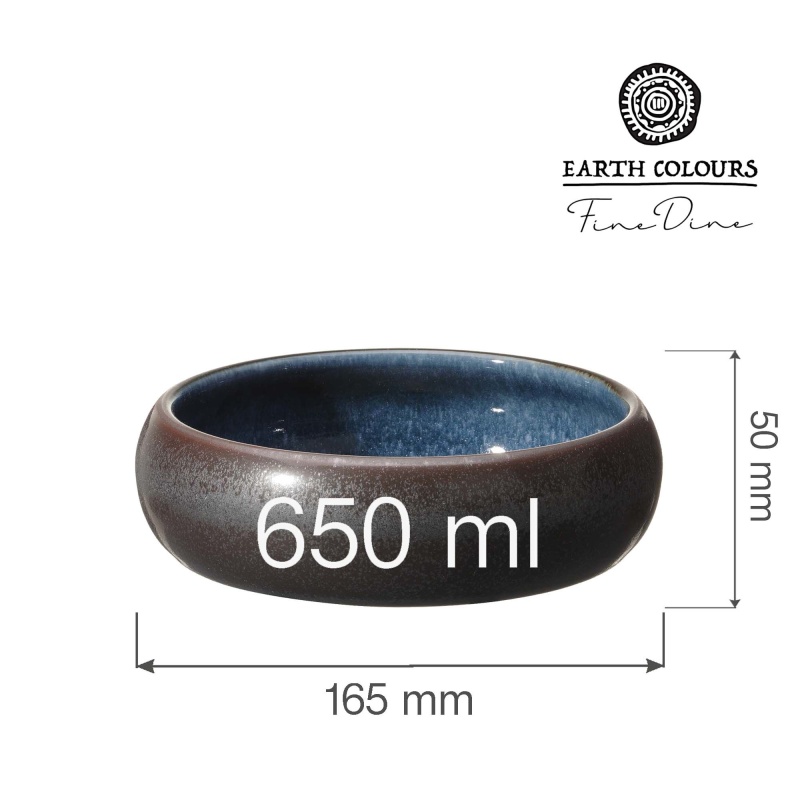 Goro brown blue kauss 165 mm, 650 ml
