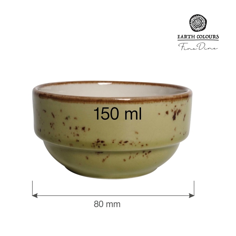 Olive virnastatav kauss, 80mm