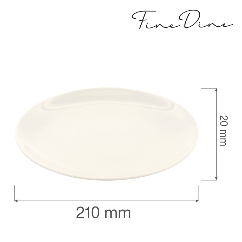 Crema ääristeta taldrik, 210mm