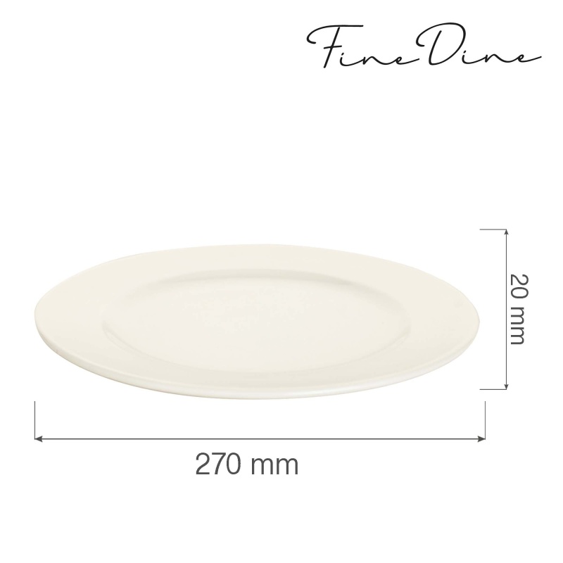 Crema taldrik, 270mm