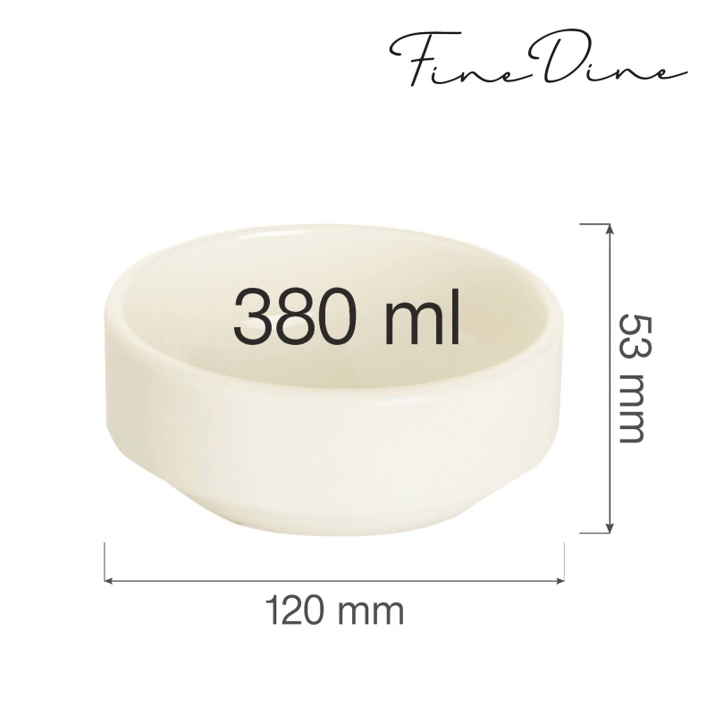 Crema virnastatav kauss, 120 mm