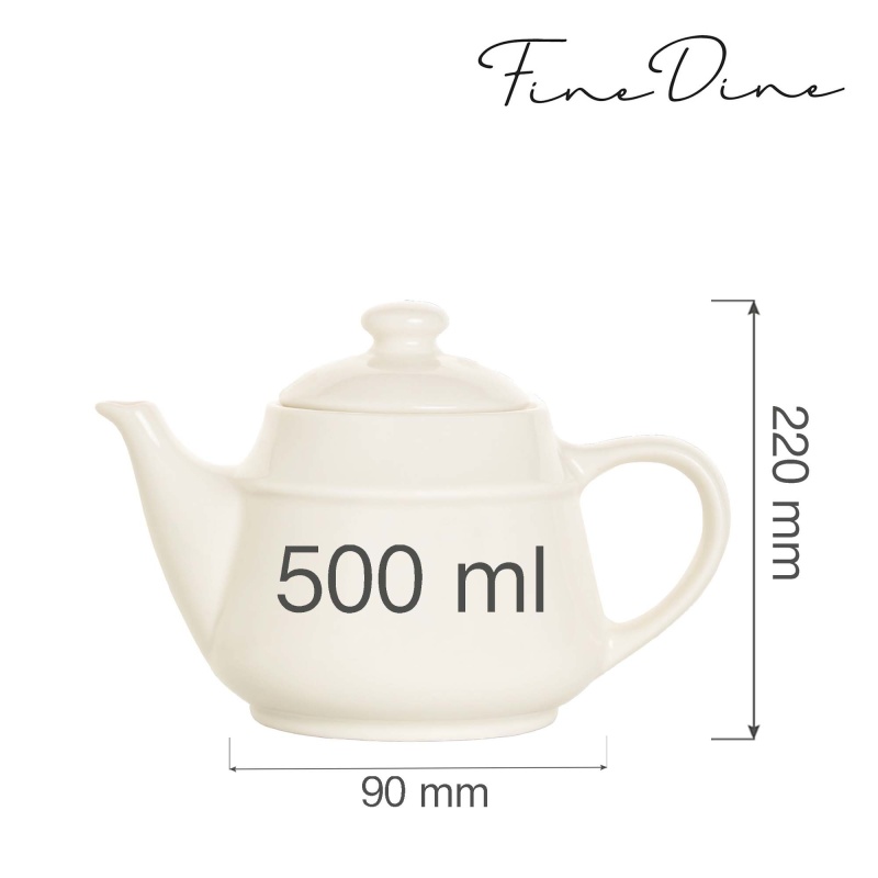 Crema teekann, 500 ml
